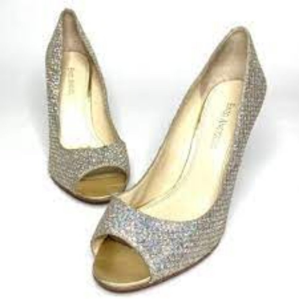 Open Toe Sparkle heels 8
